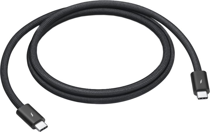 Кабель Apple Thunderbolt 4 USB-C Pro 1 м Black (MU883) - зображення 1