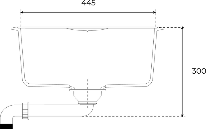 Кухонна мийка TEKA Easy Estela 50 S-TQ 670x500x200 мм онікс (40148090) - зображення 5