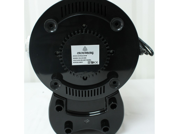 Соковитискач електричний Crownberg CB-3401 1000W Чорний (CB-3401) - зображення 4