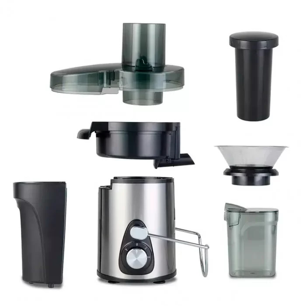 Соковитискач електричний Crownberg CB-3401 1000W Чорний (CB-3401) - зображення 6
