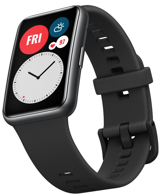 Смарт-годинник Huawei Watch Fit 46mm Graphite Black (TIA-B09) - Фото 3 Смарт-годинник Huawei Watch Fit 46mm Graphite Black (TIA-B09) - зображення 3