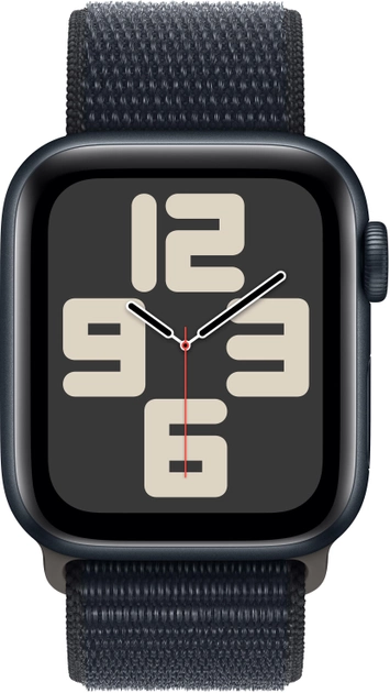 Smartwatch Apple Watch SE (2023) GPS + Cellular 44mm Midnight Aluminium Case with Midnight Sport Loop (MRHC3) - obraz 2