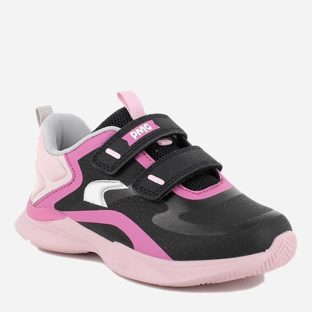Buty sportowe dziecięce dla dziewczynki na rzepy Primigi 4956611 30 Czarny/Fuksja (8055069736447) - obraz 2