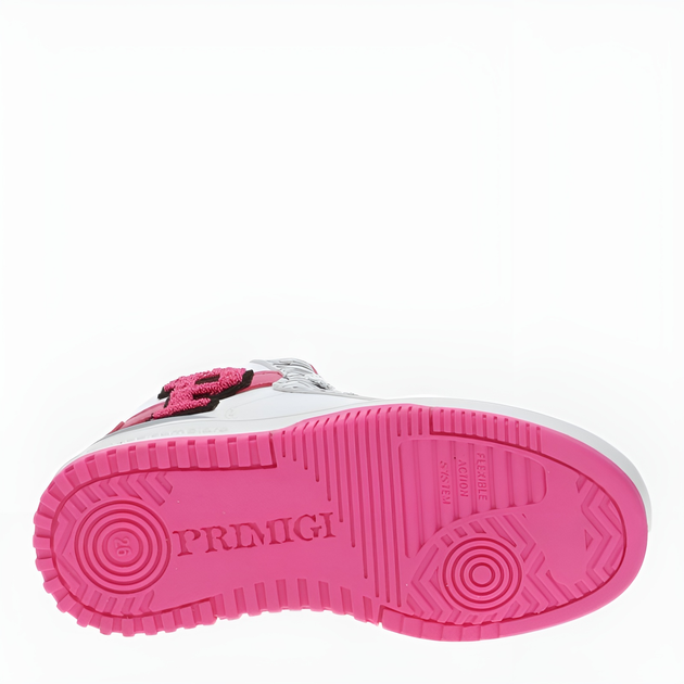 Sneakersy młodzieżowe dla dziewczynki Primigi 4962422 36 Biały/Fuksja (8055069772728) - obraz 5