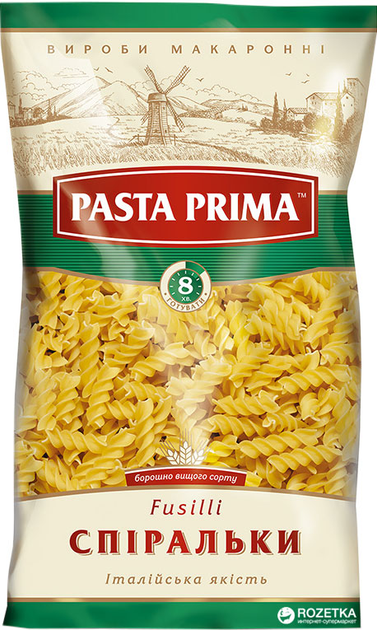 Макарони Чумак Pasta Prima Спіральки 800 г (4820156761459_4820156761619) - зображення 1