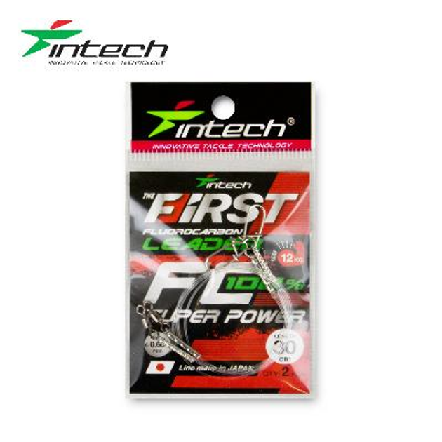 Поводок Флюорокарбоновый Intech FC First Leader 30 cm 2 шт (0.55