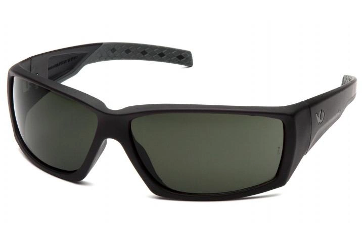 Очки защитные открытые Venture Gear Tactical OverWatch Black (forest gray) Anti-Fog, чёрно-зелёные в чёрной оправеві - изображение 1