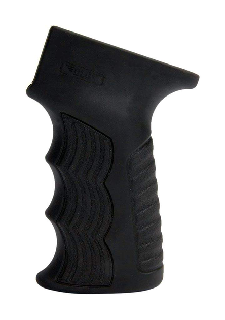Пистолетная рукоятка прорезиненная для АК 47/74/АКМ DLG Tactical 098 Черная - изображение 2