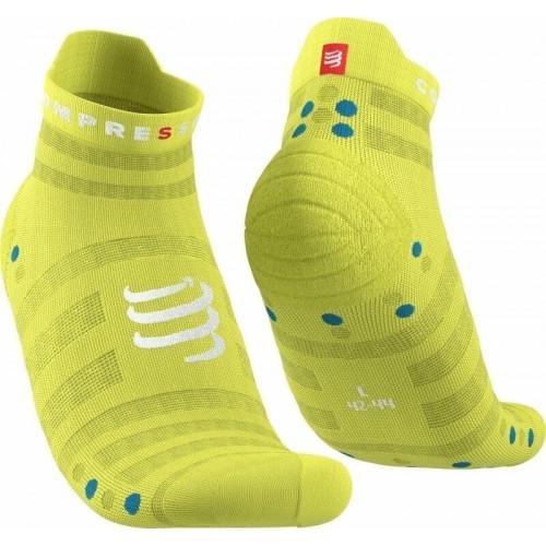Сверхлегкие беговые носки Pro Racing Socks V4.0 Ultralight Run Low, Primerose/Fjord Blue, T4 (44-47) 