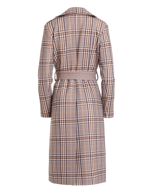 Пальто жіноче Nife Coat PL10 Checkered/Beige 36 Бежеве (5908292711671) - зображення 6