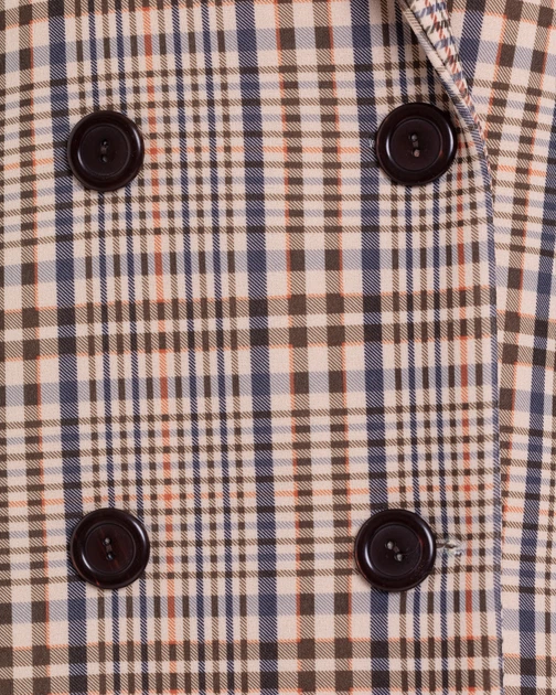 Пальто жіноче Nife Coat PL10 Checkered/Beige 36 Бежеве (5908292711671) - зображення 7