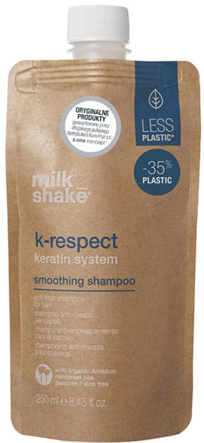 Szampon Milk_Shake K-Respect Keratin System Smoothing 250 ml (8032274083351) - obraz 1