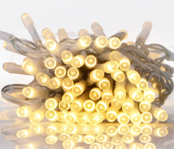 Светодиодная гирлянда нить Aloici YF054 на батарейках 50 LED 5 м 1шт/1 уп Теплый белый (AM-168) - Фото 1 Светодиодная гирлянда нить Aloici YF054 на батарейках 50 LED 5 м 1шт/1 уп Теплый белый (AM-168) - изображение 1