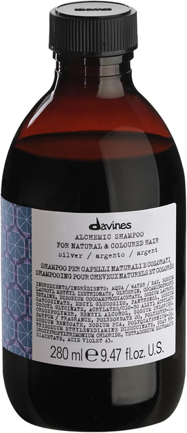 Szampon Davines Alchemic Shampoo Silver 280 ml (8004608259053) - obraz 1