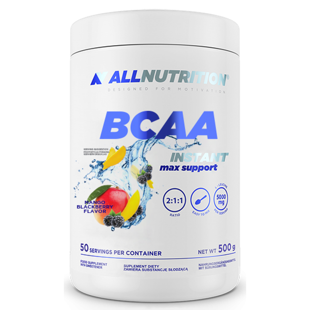 BCAA Max Support Instant - 500g Mango Blackberry - Фото 1 BCAA Max Support Instant - 500g Mango Blackberry - изображение 1