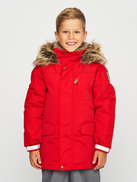 Акція на Підліткова зимова куртка-парка для хлопчика Lenne Janno 23368-622 140 см від Rozetka