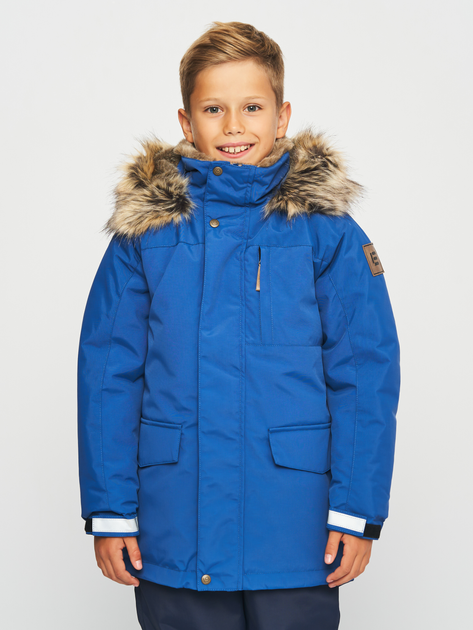 Акція на Дитяча зимова куртка-парка для хлопчика Lenne Janno 23368-670 128 см від Rozetka