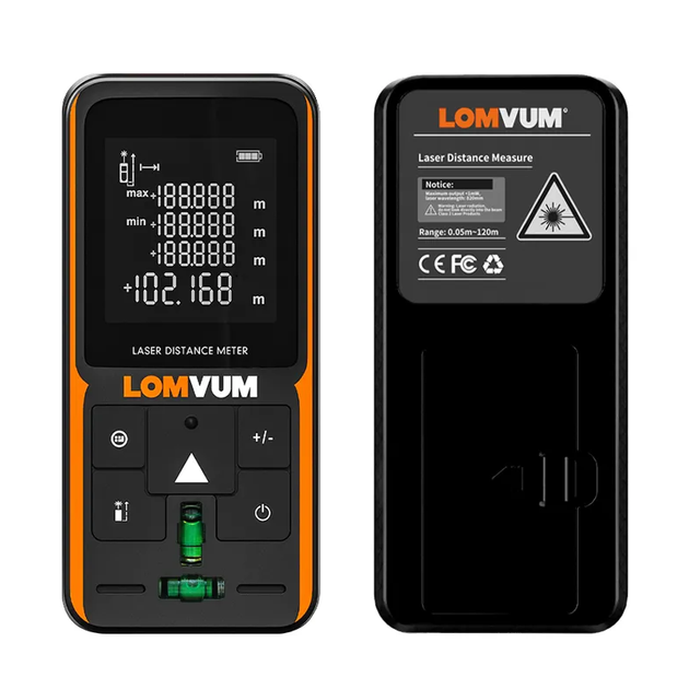 Лазерный дальномер LOMVUM M50 50m Измерение длинны, площади, объема - изображение 6