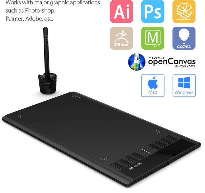 Графический планшет XP-Pen Star 03 V2 с подставкой для пера - изображение 5