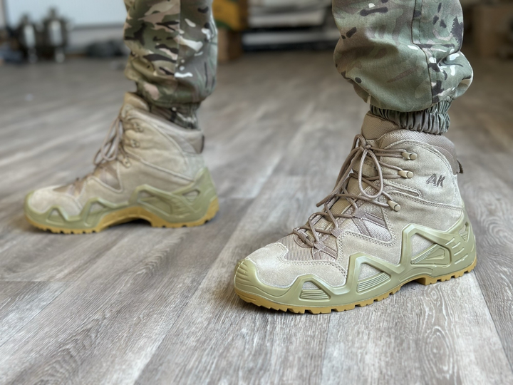Тактические мужские берцы AK демисезонные военные берцы Tactic армейские ботинки Waterproof койот 42 размер - изображение 2
