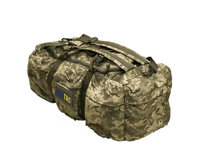 Тактична сумка-рюкзак, баул UKRTAC Піксель - зображення 1