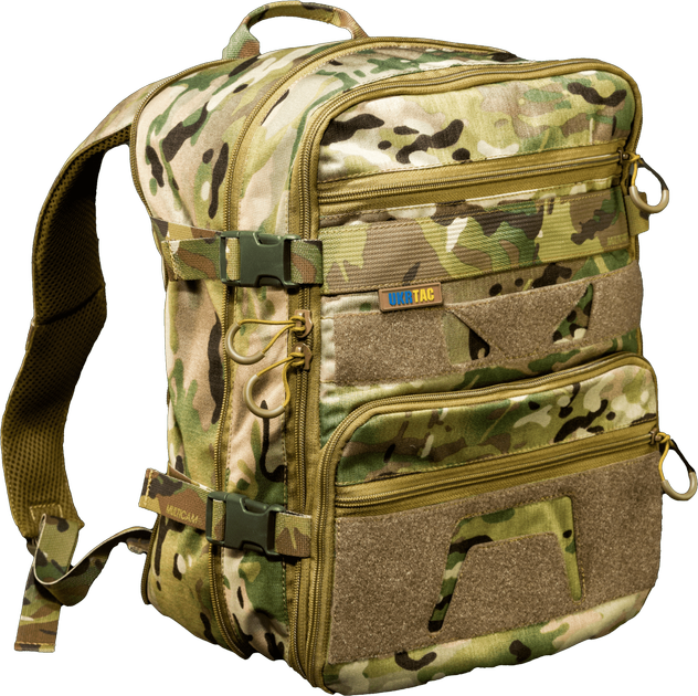 Штурмовий рюкзак для плитоноски UKRTAC Мультикам - зображення 1