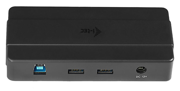 USB Hub i-Tec na 7 portów USB 3.0 z zasilaczem czarny (U3HUB742) - obraz 2