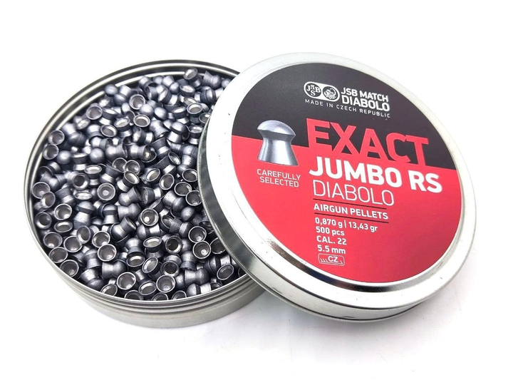 Кулі JSB Exact Jumbo 5.52мм, 1.03г, 500шт - зображення 2