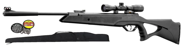 Пневматична гвинтівка Beeman Longhorn + Оптика 4х32 + Чехол + Кулі - зображення 1