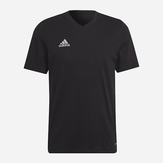 T-shirt męski w serek adidas ENT 22 Tee HC0448 L Czarny (4065418918190) - obraz 3
