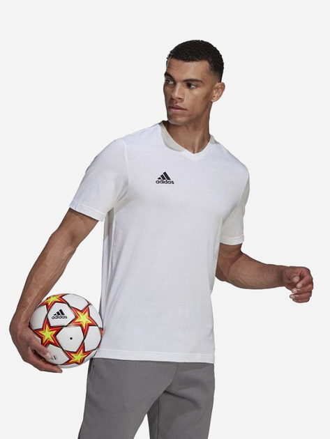 Футболка чоловіча Adidas ENT 22 Tee HC0452 M Біла (4065418933681) - зображення 2