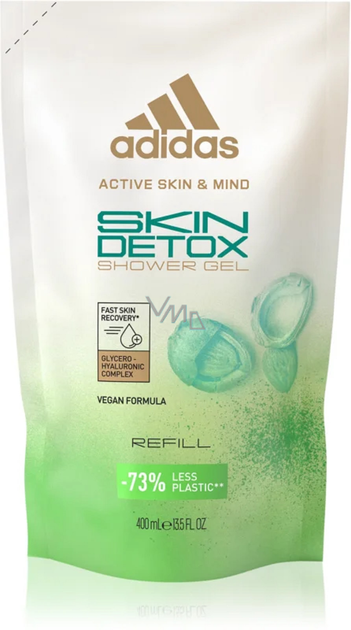 Żel pod prysznic Adidas Active Skin Mind Skin Detox dla kobiet 400 ml (3616303444662) - obraz 1