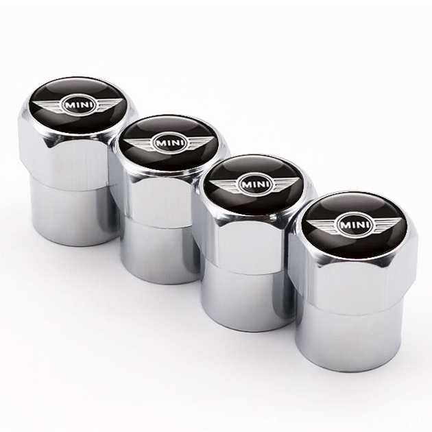 Колпачки на ниппель для MINI Cooper Short Silver Мини Купер (4 шт) (67681) - изображение 2