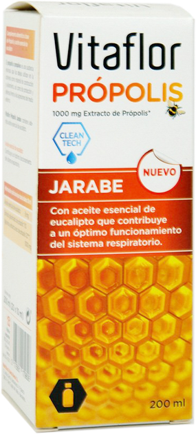 Suplement diety Vitaflor Própolis Jarabe 200 ml (3175681179806) - obraz 1