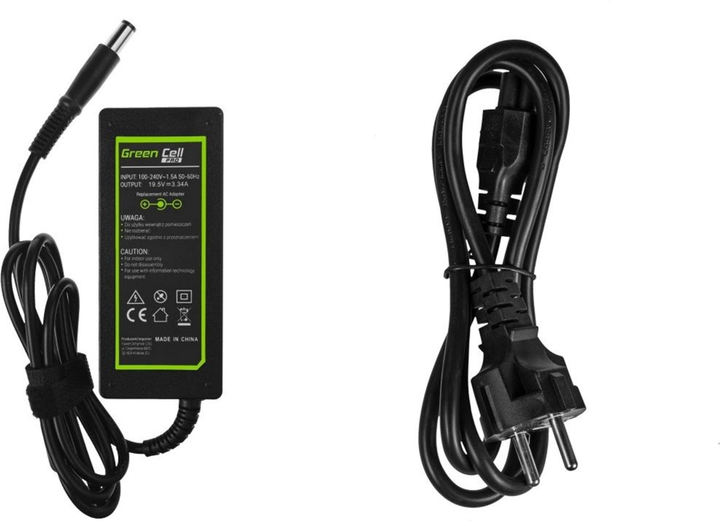 Блок живлення Green Cell для ноутбука Dell 19.5V 3.34A 65Вт (AD07AP) - зображення 3