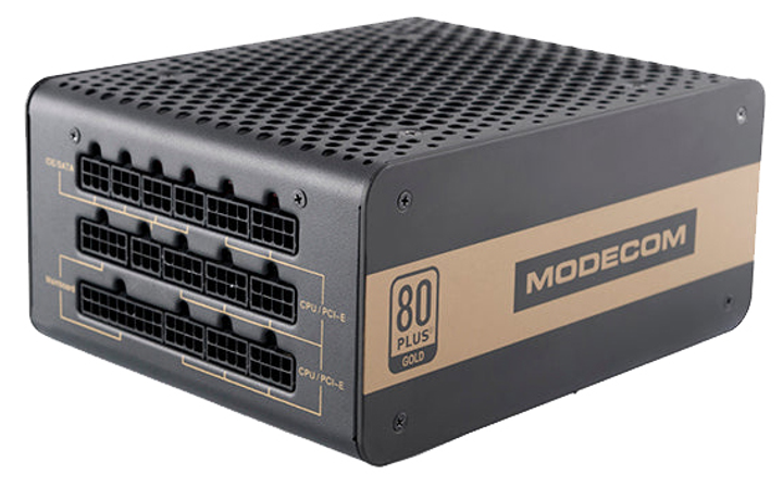 Zasilacz Modecom Volcano 750W 80 Plus Gold (ZAS-MC90-SM-750-ATX-VOLCANO-GOLD) - obraz 1