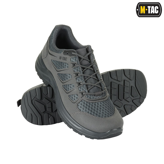 Мужские тактические кроссовки летние M-Tac размер 41 (27 см) Серый (Iva Grey) - изображение 1