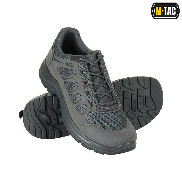 Мужские тактические кроссовки летние M-Tac размер 37 (24,3 см) Серый (Iva Grey) - изображение 1