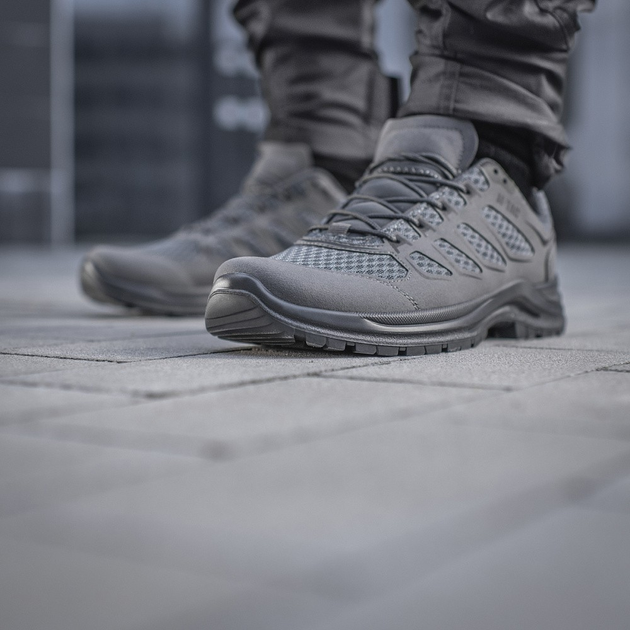 Мужские тактические кроссовки летние M-Tac размер 43 (28.5 см) Серый (Iva Grey) - изображение 2