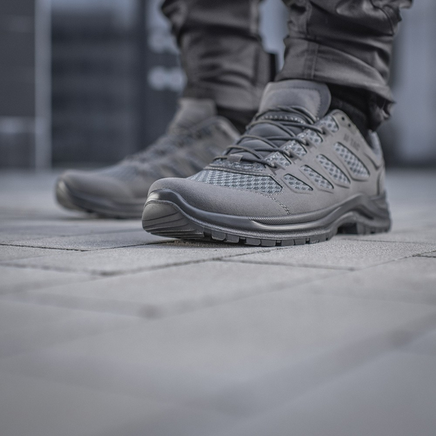 Мужские тактические кроссовки летние M-Tac размер 40 (26.2 см) Серый (Iva Grey) - изображение 2