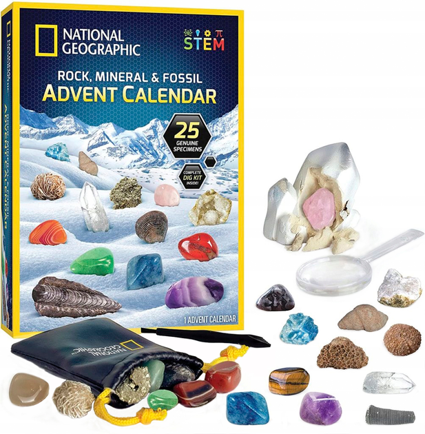 Kalendarz adwentowy Elbrus National Geographic 24 szt (810070621490) - obraz 1
