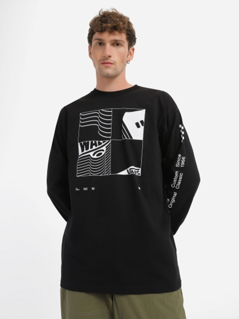 Longsleeve męski Vans VN0007V1-BLK1 L Czarny (196571448256) - obraz 1