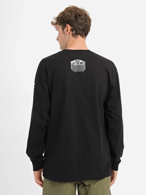 Longsleeve męski Vans VN0007V1-BLK1 L Czarny (196571448256) - obraz 2