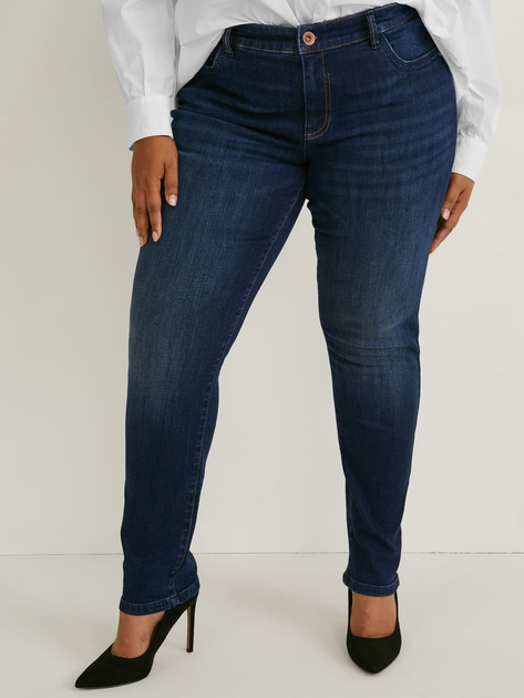 Джинсы Slim Fit женские C&A 2178989 58 Темно-синие (DN4000003990228 ...