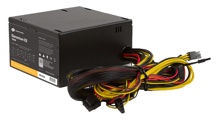 Блок питания SilentiumPC Elementum E2 550W 80 Plus EU (5903018661186) - изображение 2