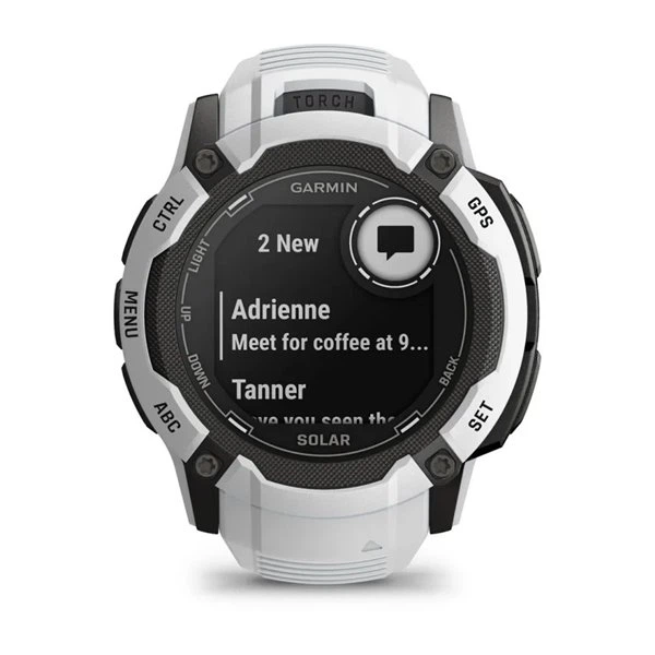 Смарт-годинник Garmin Instinct 2X Solar Whitestone (010-02805-04) - зображення 7