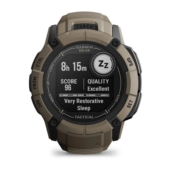 Smartwatch Garmin Instinct 2X Solar Tactical Edition Coyote Tan (010-02805-02) - obraz 10