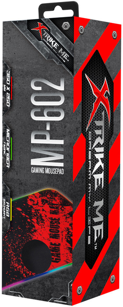 Коврик для мышки Xtrike MP-602 RGB lighting Black/Red (MP-602) - изображение 4
