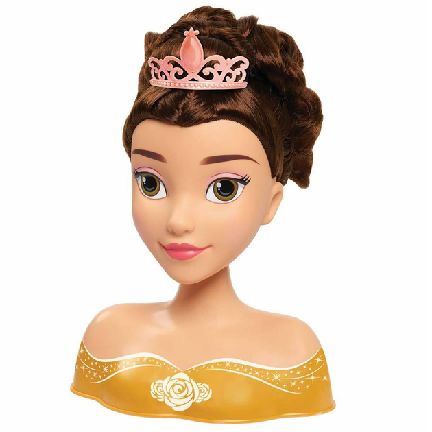 Lalka-manekin Just Play Disney Princess Belle Głowa do stylizacji 20 cm (886144873799) - obraz 2