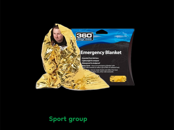 Термоодеяло 360 Emeregency Blanket 130 х 210 см (STS 360EMBL) - изображение 1